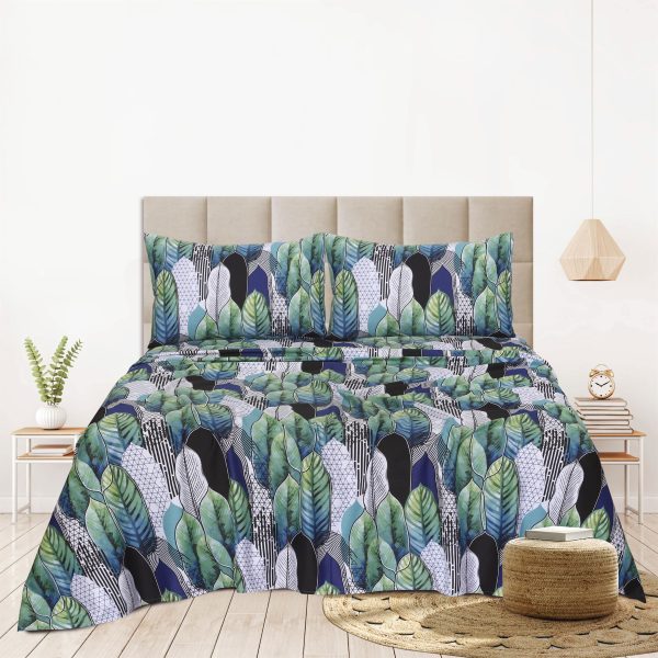 tropical-plants-cotton-sateen-bed-sheet