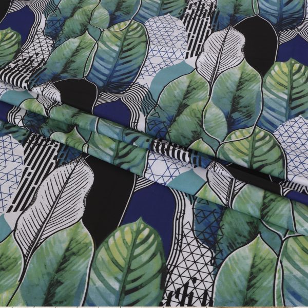 Tropical Plants Cotton Sateen Bed Sheet