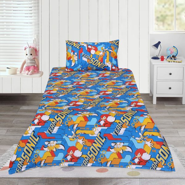 Team-sonic-kids-bedsheet