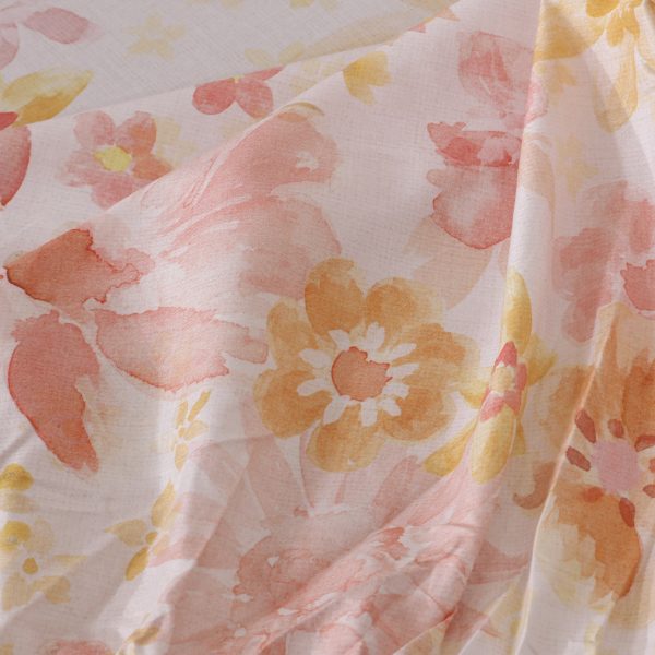 Apricot Summer Fitted Sheet