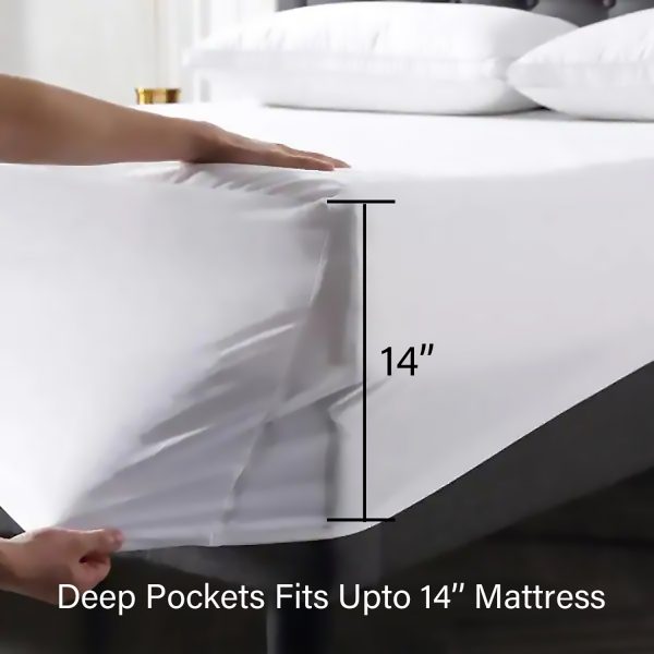 TERRY COTTON 100% WATERPROOF MATTRESS PROTECTOR