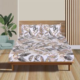 mixed-leaf-sateen-fitted-sheet