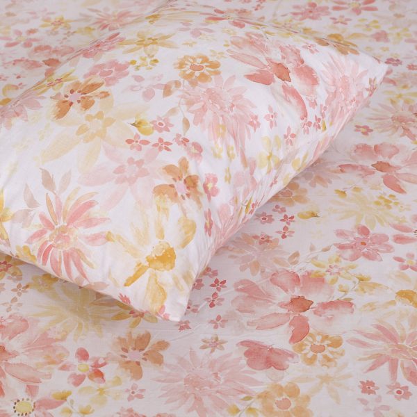 Apricot Summer Fitted Sheet