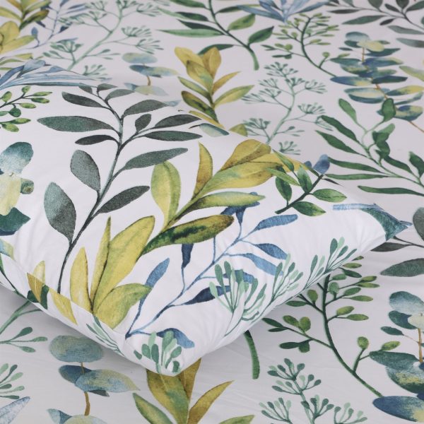 ranquil Leaf Floral Fitted Sheet