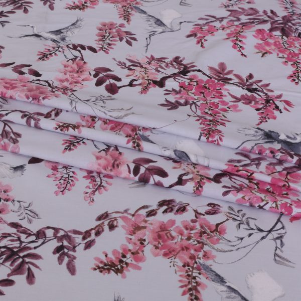 Cherry Blossom Cotton Bed Sheet