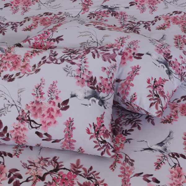 Cherry Blossom Cotton Bed Sheet