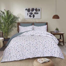 Flowering-Shrubs-cotton-sateen-Duvet-Cover-Set