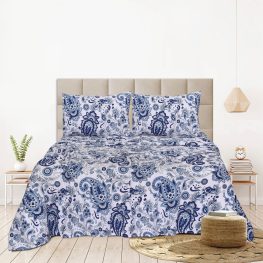 paisley-cotton-bedsheet