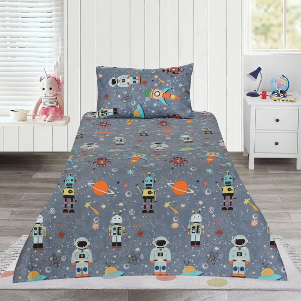 astronauts-in-space-kids-cotton-bedsheet