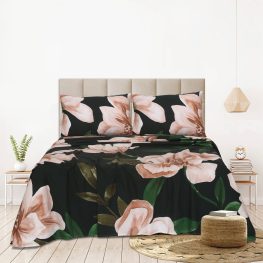 camellia-bloom-percale-cotton-bedsheet