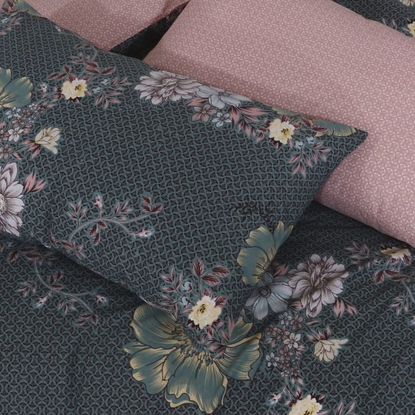 Flora Print Cotton Duvet Cover Set