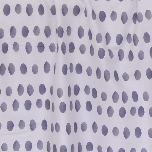 Blue Dots Cotton Sateen Bedsheet