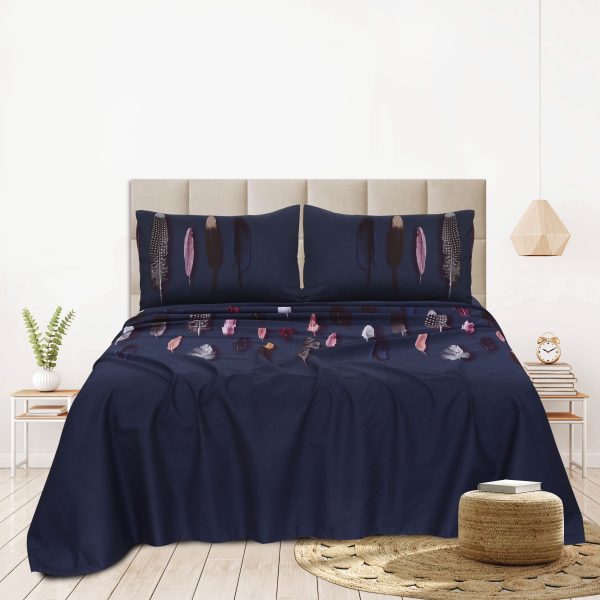 feathers-love-cotton-bedsheet