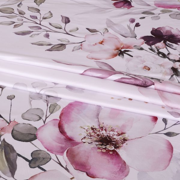 Floral Cotton Sateen Bedsheet