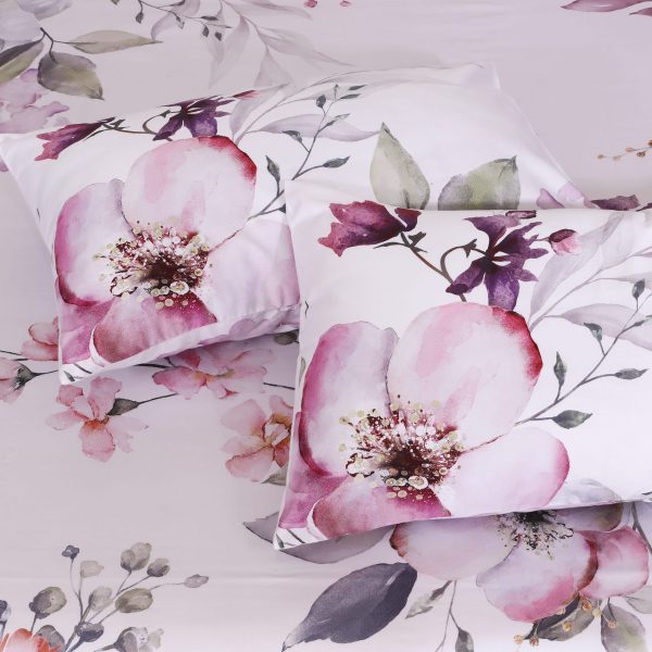 Floral Cotton Sateen Bedsheet