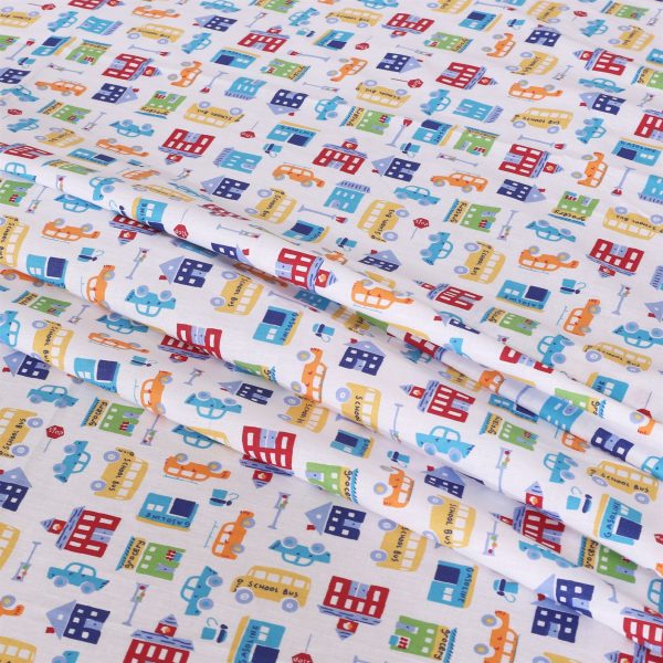 Kids Cars Cotton Bedsheet