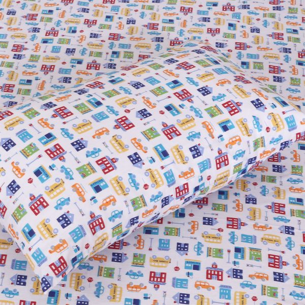 Kids Cars Cotton Bedsheet