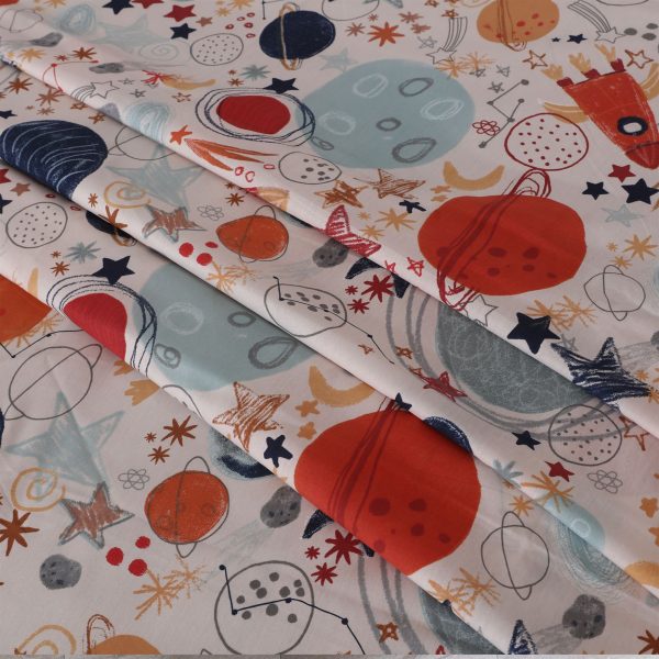 kids Space Cotton Bedsheet