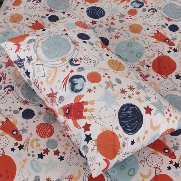 kids Space Cotton Bedsheet