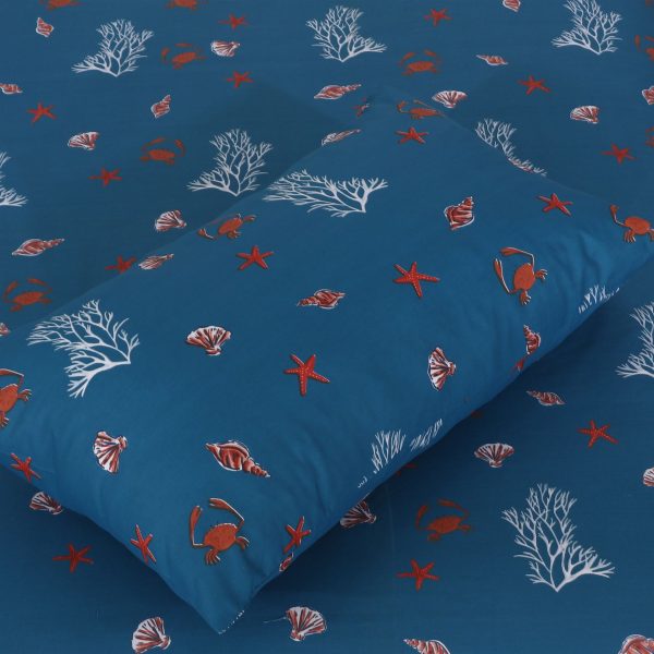 Ocean World Kids Cotton Bedsheet