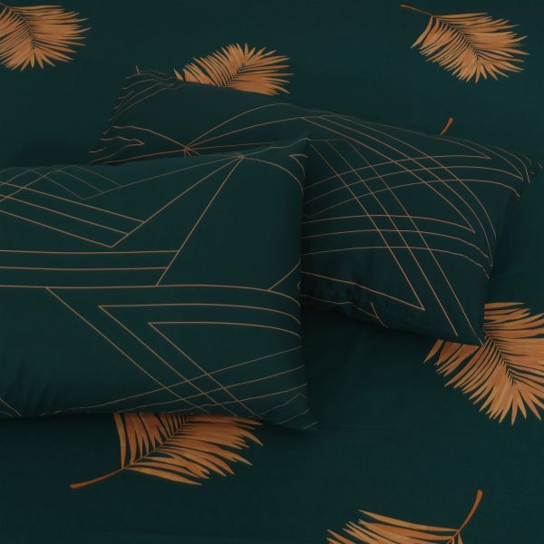 Palm Leaves Cotton Bedsheet