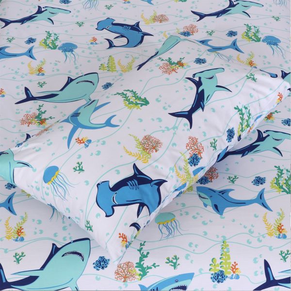 Shark World Kids Bedsheet