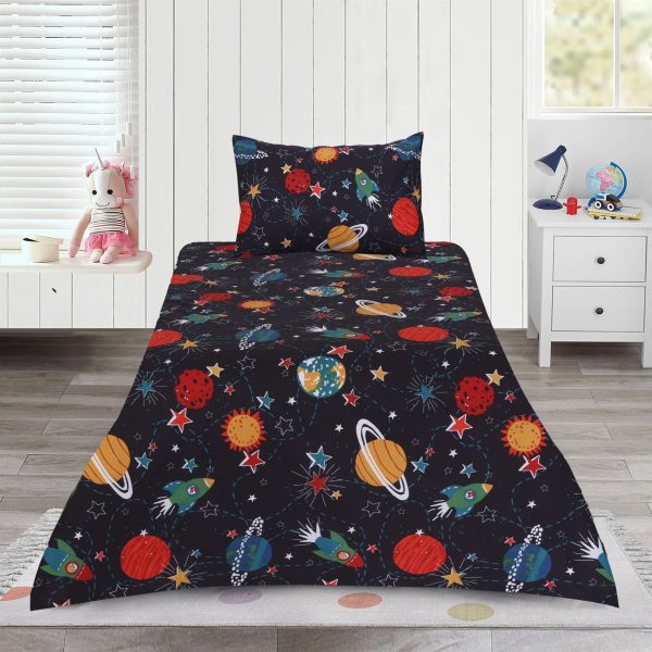 Star & Space Kids Bedsheet