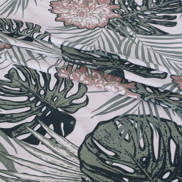 Tropical Plant Cotton Bedsheet