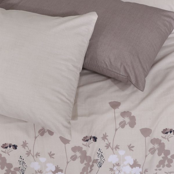 Wild Floral Percale Cotton Duvet Cover Set