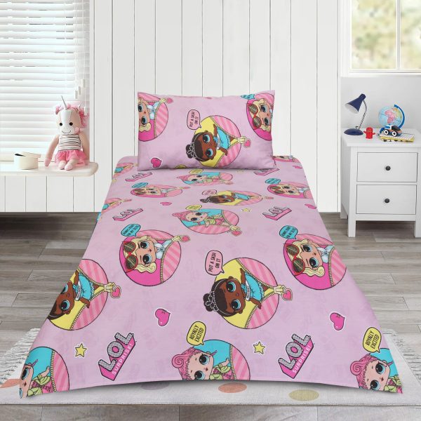 LOL-Surprise-Dolls Kids-Cotton-Bedsheet