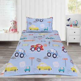 kids-bedsheet-cars-deign