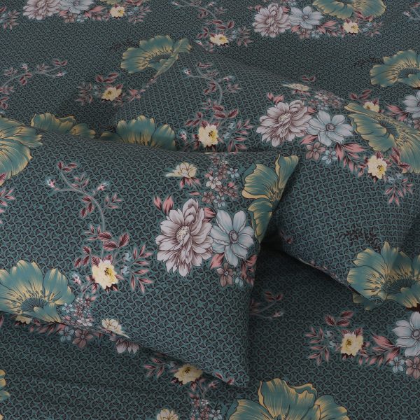 Flora Print Cotton Bedsheet - Image 2