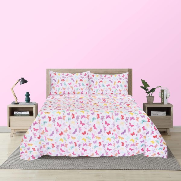 Butterflies World Bedsheet