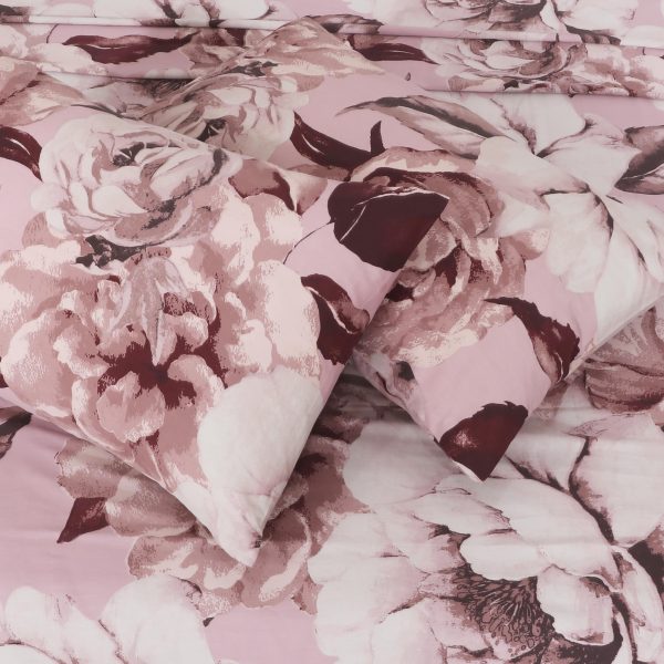 vintage Floral Cotton Sateen Bedsheet - Image 2